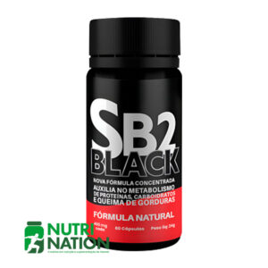 Sb2 Black 60 Cápsulas Suplemento Para Emagrecimento
